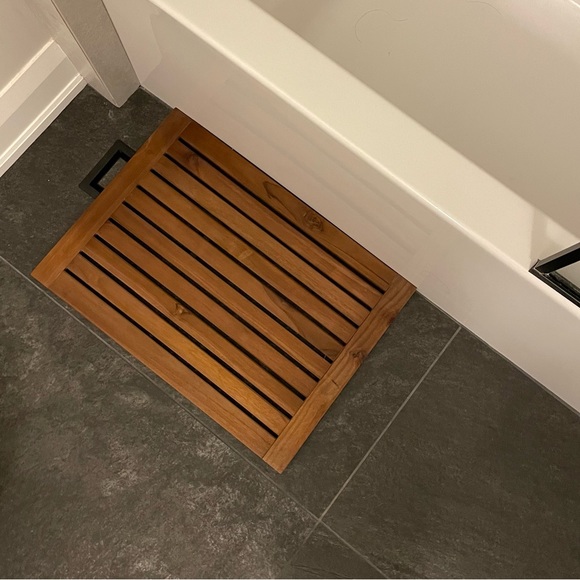Bath | Teak Wood Shower Stall Mat | Poshmark